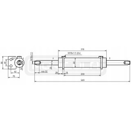 Zetor 2x100 stiprintuvas, hidroliderio komplektas