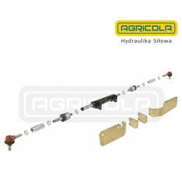 Skersinis zetorinis servo variklis su tvirtinimu