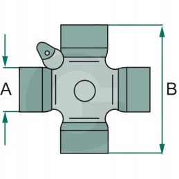 Kryžius 35 x 106 mm 72702421 granitas