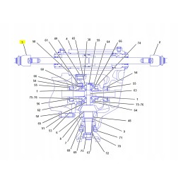 Vairo trauklė Cat kairei, ekskavatorius-krautuvas, Rota