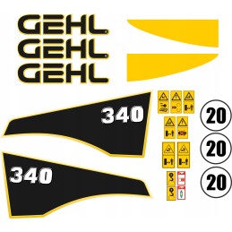 Lipdukai Gehl 340 mašinai, krautuvo remonto komplektas
