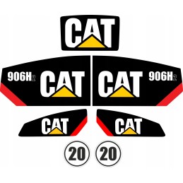Cat 906h2 906 h2 vikšrų lipdukai laminuoti