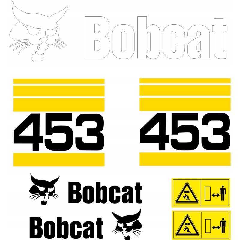 Bobcat 453 mini krautuvo aptarnavimo lipdukai