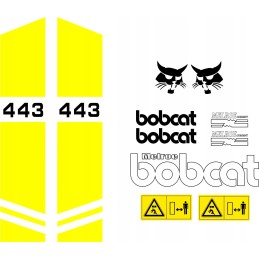 Bobcat 443 mini krautuvo aptarnavimo lipdukai