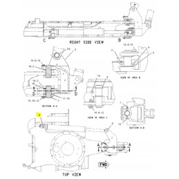 Kaiščio tvirtinimo sūpynės cat 302 5c 302 5 pavara