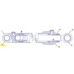„Boom Cat“ ekskavatoriaus pavaros įvorė 1336681