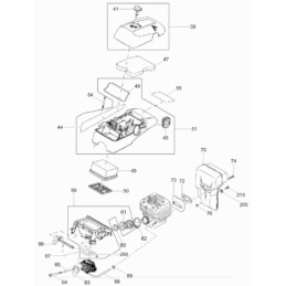 Wacker makita bts1140 pirminis filtras 0213550