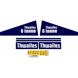 Thwaites lipdukai 6 tonų 6 tonų savivartis laminuotas