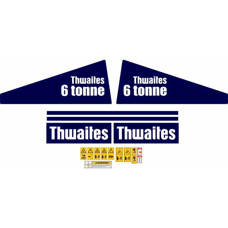 Thwaites lipdukai 6 tonų 6 tonų savivartis laminuotas