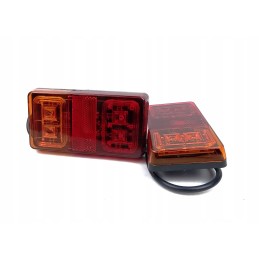 LED galinis žibintas 12 24v priekabos, komplektas x2