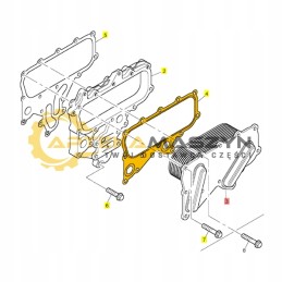 Perkins alyvos aušintuvo tarpiklis t406833