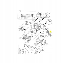 Polosi antspaudas JCB troškinantis 3cx 2cx