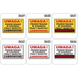 Lipdukas draudimas likti da52 mašinos diapazone