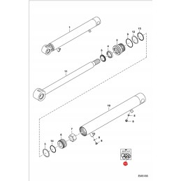 Kaušo cilindro tarpiklių rinkinys e14 e19 s150