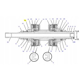 Frikcinis diskas ekskavatoriniam krautuvui cva cat