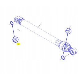 Sandarinimo cva cilindro rankovės sandariklis kačių ekskavatorius