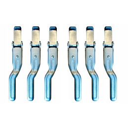 Šoninis užraktas, anga apačioje, 3 dešinės, 3 kairės, komplektas