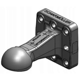 Rutulinis kablys k80 vertikalus flanšas 006509010a02