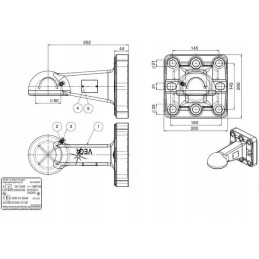 K80 rutulinis kablys, prisukamas 00650971a02