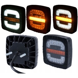 Priekinio žibinto mazgas, krypties padėtis