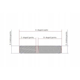 Rato varžtų smeigė Terex Fermec mašinoms