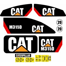 Lipdukai Caterpillar M315D Cat ekskavatoriaus remonto komplektui