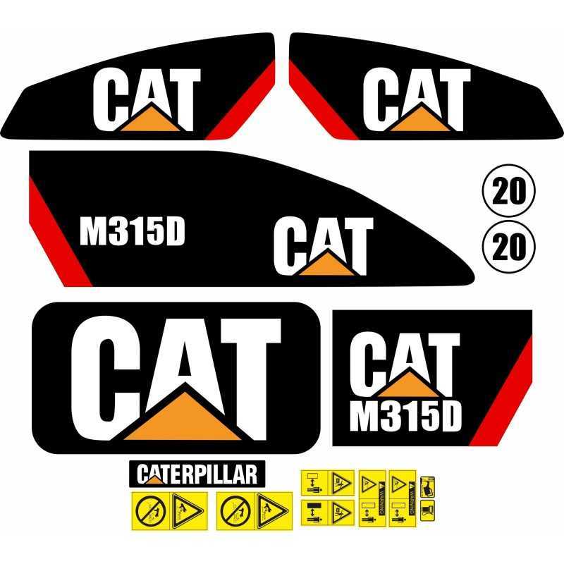 Lipdukai Caterpillar M315D Cat ekskavatoriaus remonto komplektui