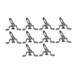 Kablys, besisukanti rankena, brezento laikiklis, 10 vnt