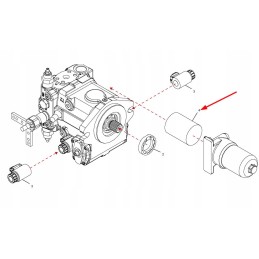 Ti2808851 hidraulinės alyvos filtras