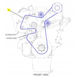 Kelių griovelių diržinis cva krautuvas kat