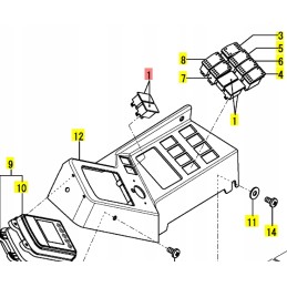 Yanmar lizdo dangtelis c30r 3 sv100 vio25