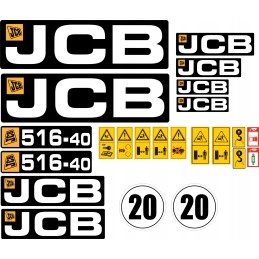 Lipdukai jcb 516 40 teleskopinio krautuvo folija