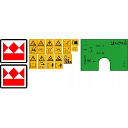 Terex benford ps6000 savivarčių aptarnavimo lipdukai