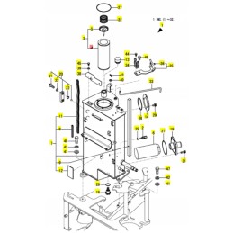 Yanmar hidraulinis filtras vio20 vio55