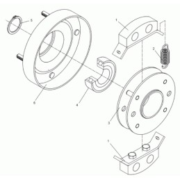 Wacker dpu bpu dps sankabos spyruoklė 0045766