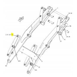 Smeigtukas prieš kačių ekskavatoriaus krautuvo CVA rankeną
