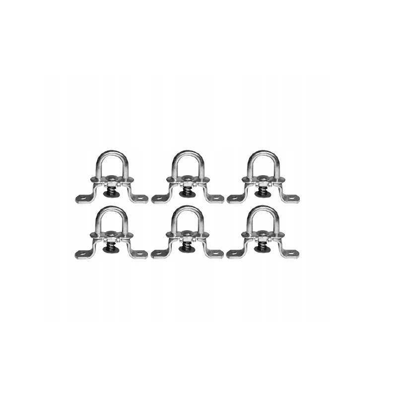 Kablys, besisukanti rankena, brezento laikiklis h 37, 6 vnt