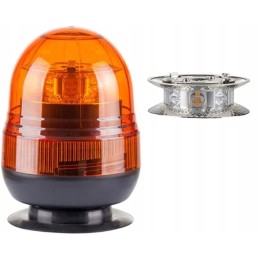 LED blykstės įspėjimo lempos magnetas 12 24v