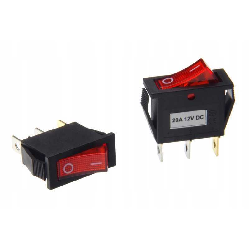 Universalus apšvietimas išjungtas ant jungiklio 12v 20a