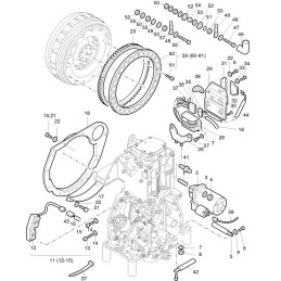Hatz 1d41 1d42 1d50 starteris 12v 01721000