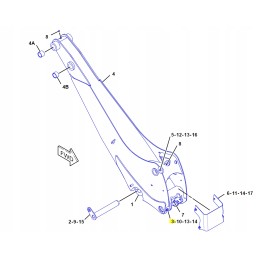 „Stick cat“ ekskavatoriaus pavaros kaištis 3166947