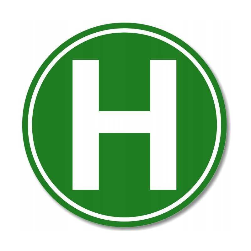 Lipdukas sunkvežimis adr raidė h padidintas svoris 20 cm