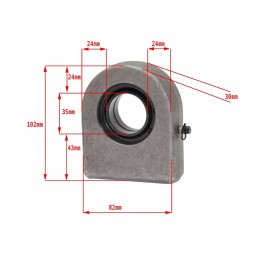 Pavaros kilpa privirinta prie cilindro 63w 00 gf35