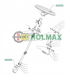 Vairo kolonėlės pavara new holland t4 t5 td5