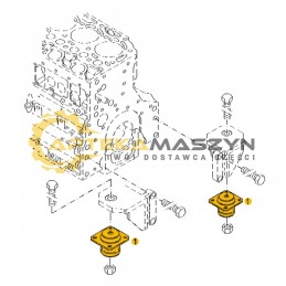 Deutz bf6m1013ecp bf6m1013fc variklio laikiklis