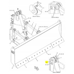 Smeigtukas cva rankos kėlimo cilindro kat