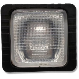 Stačiakampė darbo lempa h3 12v 55 70w halogeninė