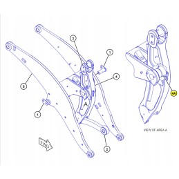 Cat krautuvo kaušo rankos įvorė 2274340