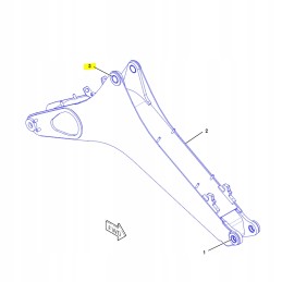 Apatinė kačių vežimėlio rankovė
