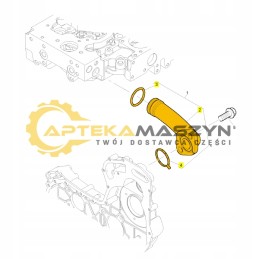 Perkins vandens siurblio jungtis 1106a 70tg 1106a 70ta